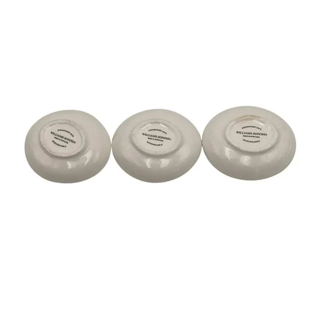 Williams Sonoma Tuscan Landscape Dipping Bowls Set of‎ 3 Multicolor